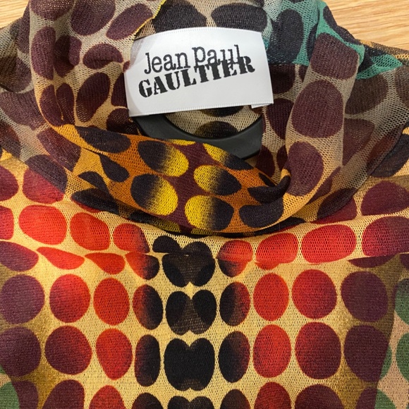 Jean Paul Gauthier polka dot turtleneck - Picture 3 of 4